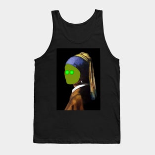 Girl with a pearl earing Tank Top